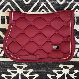 Equestrian Stockholm Bordeaux Saddle Pad